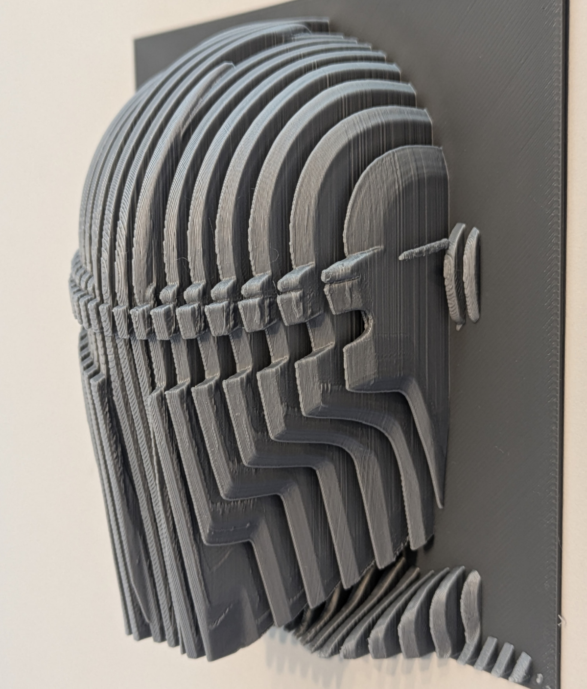 Mandalorian - Wall Art / Layered Sculpture