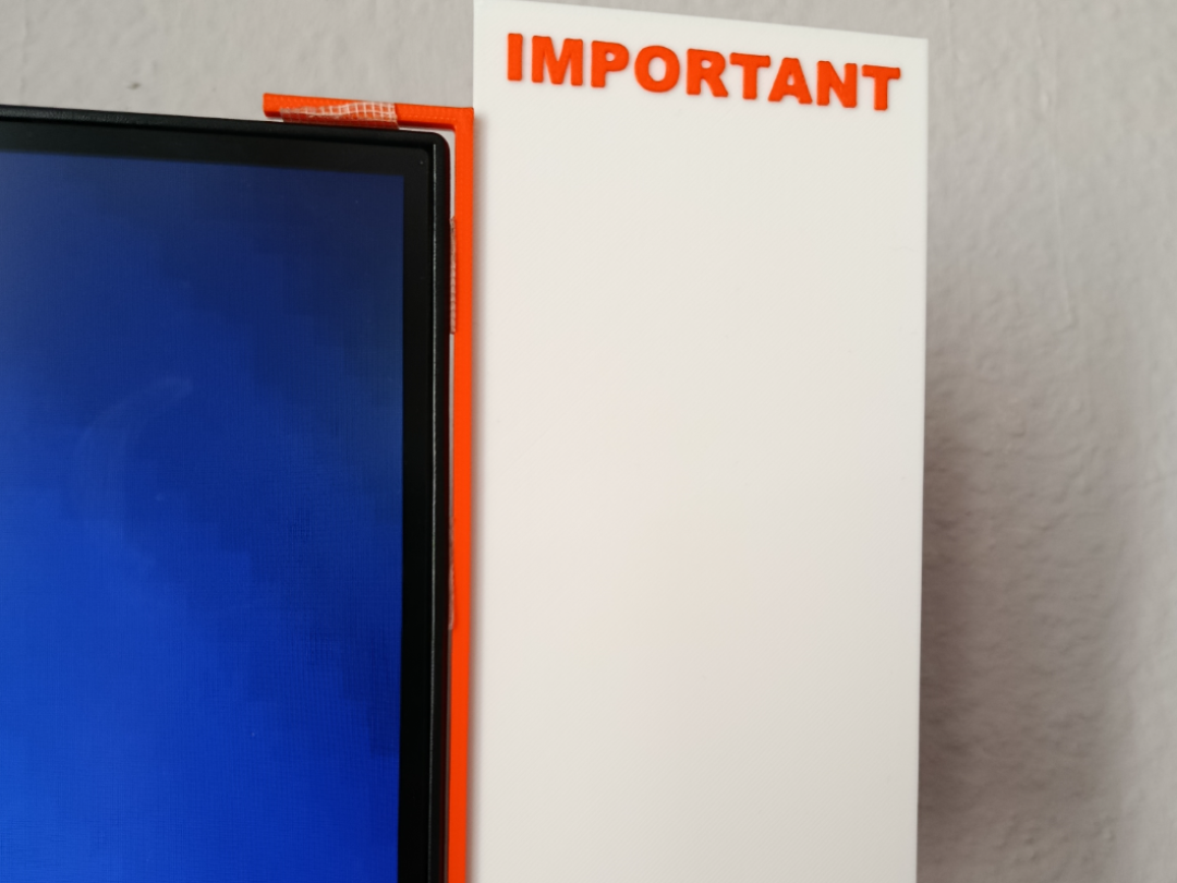 Monitor Post-it Holder