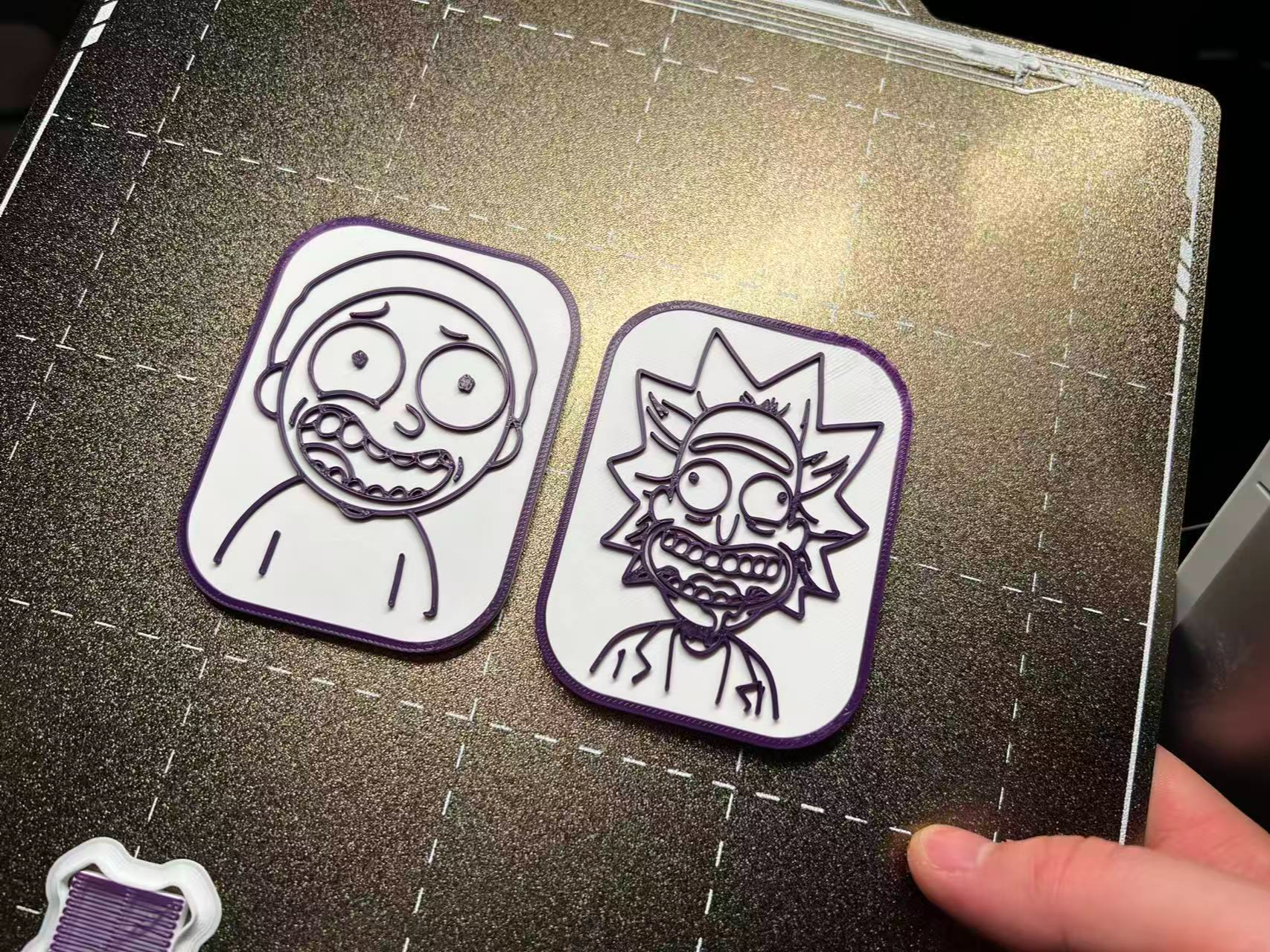 Rick and Morty Fridge Magnet