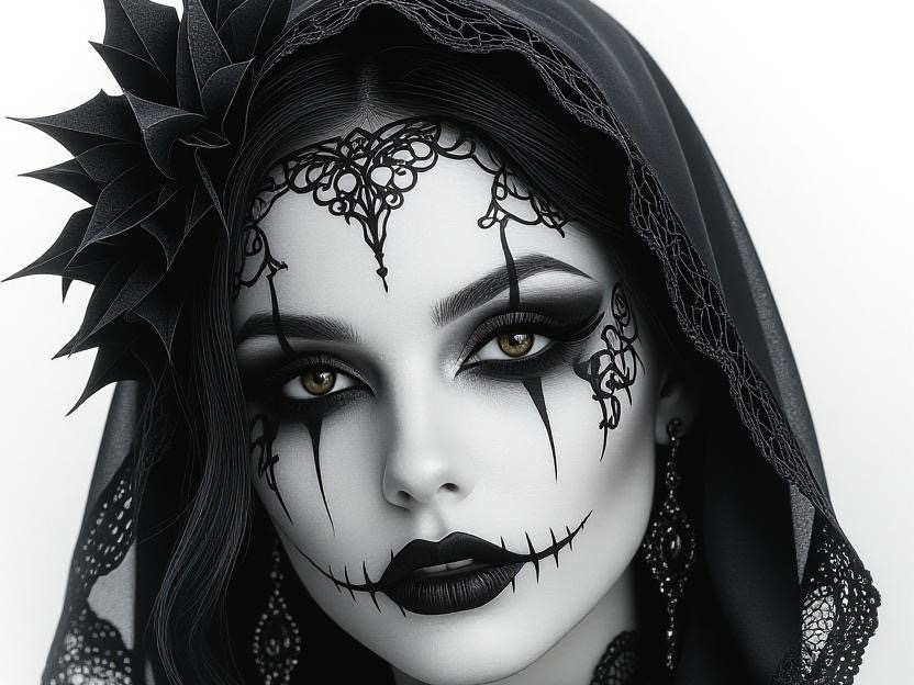 Queen of Halloween Lithophane (HueForge)