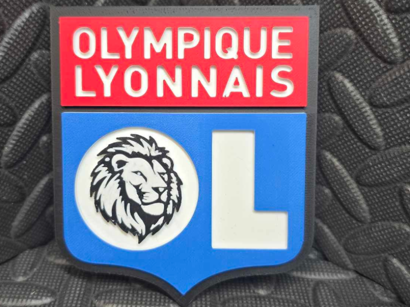 Version V2 du logo de l'olympique lyonnais