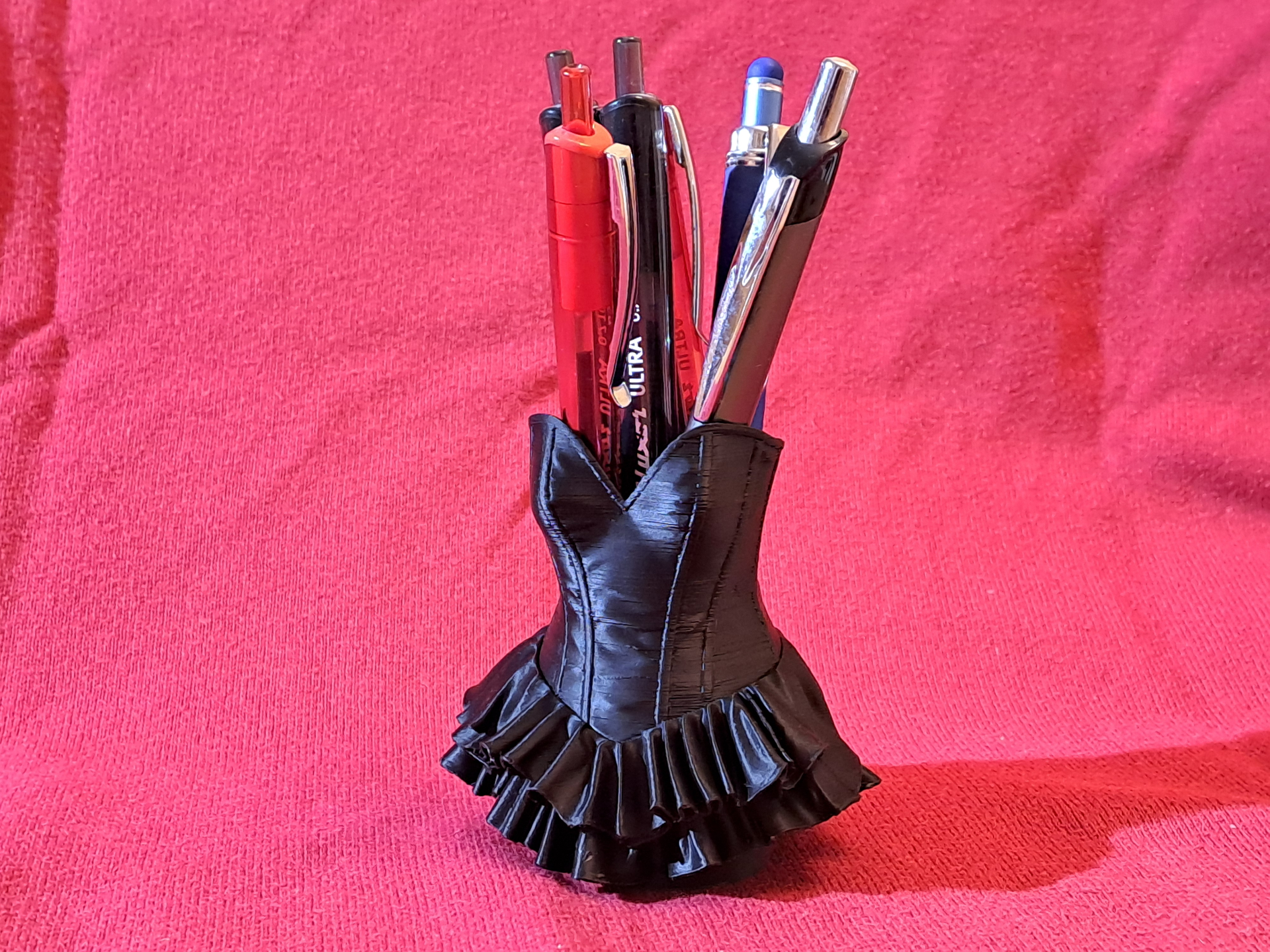 Sassy Corset Minidress Pen Holder