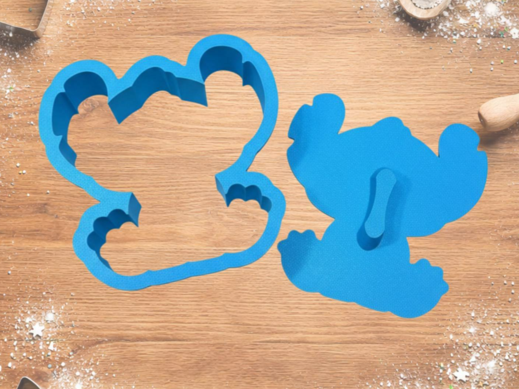 Mini Cake Cutter – Stitch Shape with Ejector Plate