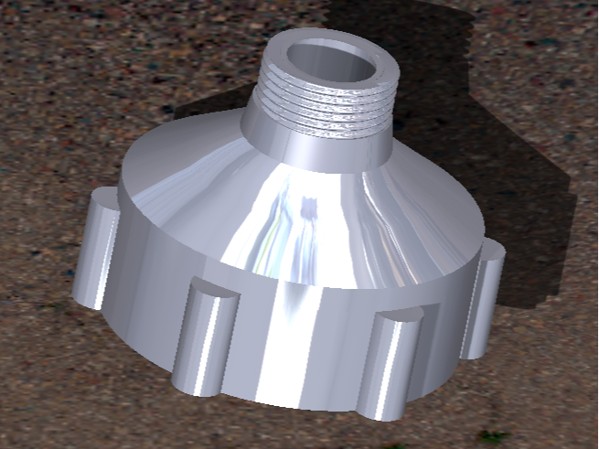 IBC tote 60x6 to 3/4" GHT Male Adapter