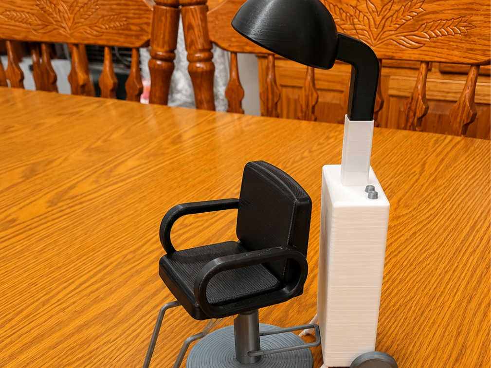 Salon dryer & Chair