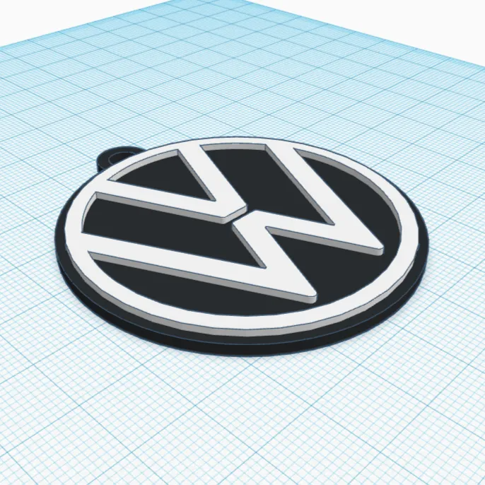 Volkswagen Logo 2019 Keychain