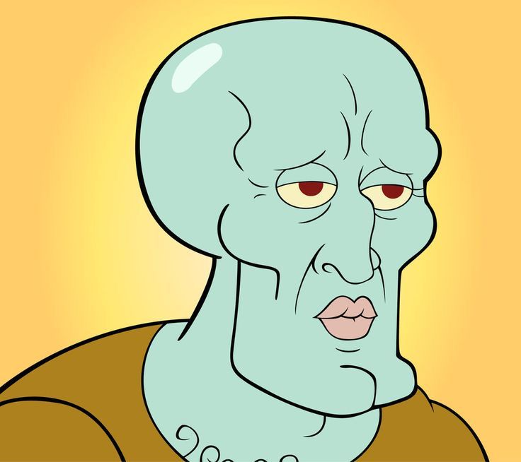 ¡HANDSOME SQUIDWARD KEYCHAIN!