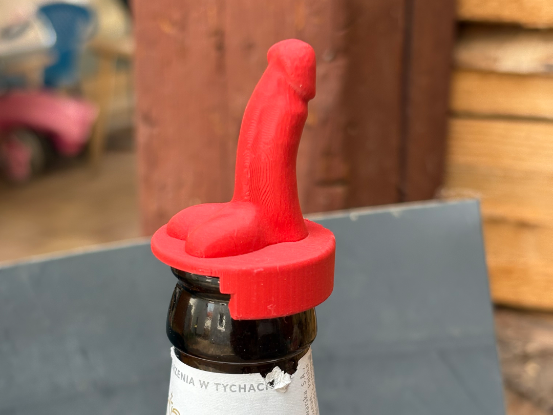Penis Can Cap / Penis Flaschenverschluss