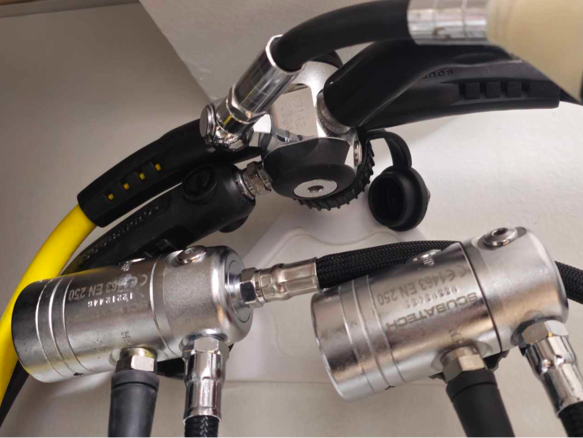Dive regulator holder