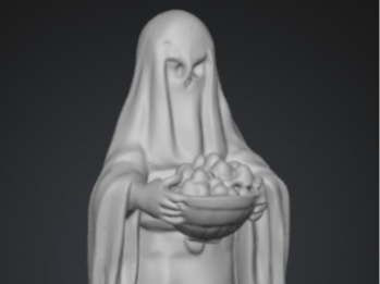 Ghost Holding Sweet Bowl