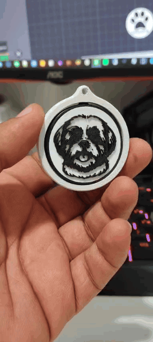 Chaveiro Personalizável para Pets