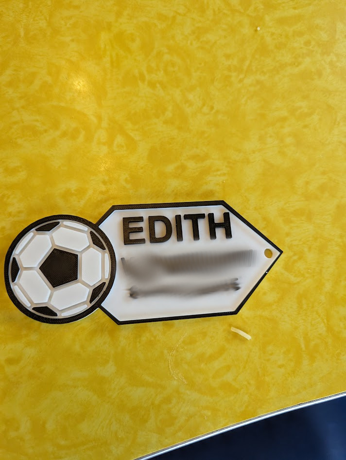 Soccer Bag Tag