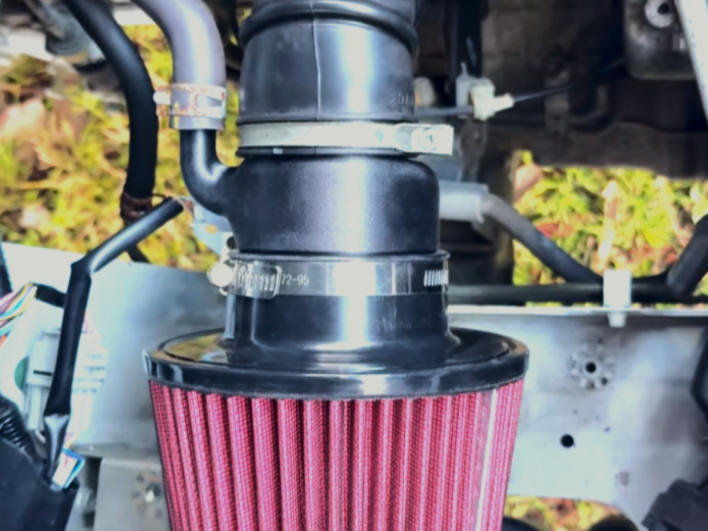 Suzuki Carry K6A air intake adapter (3" filter)