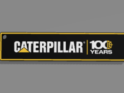 Caterpillar 100 yr Anniversary Keyring