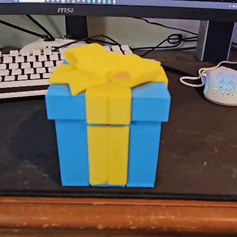 Box Gift Card Holder with Middle Finger