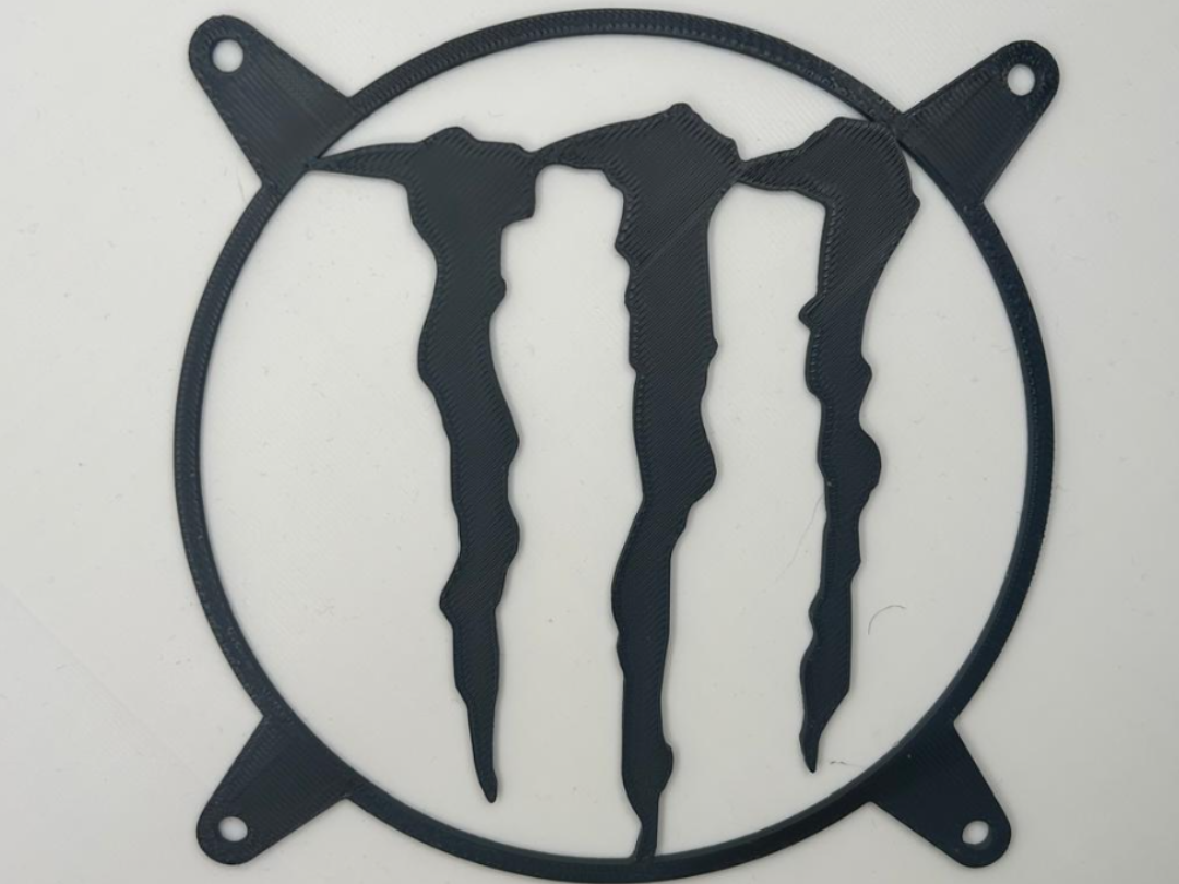 120mm Lüfter Abdeckung Monster Energy