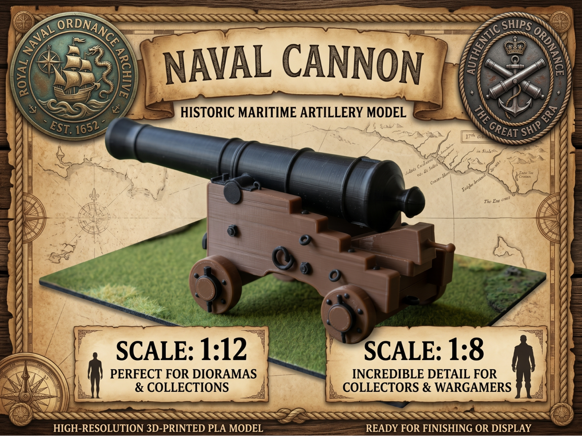 Naval Cannon 2 Colors AMS