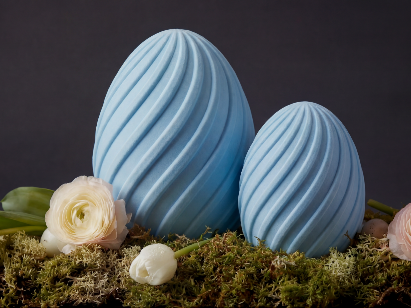 Spiral Easter Eggs