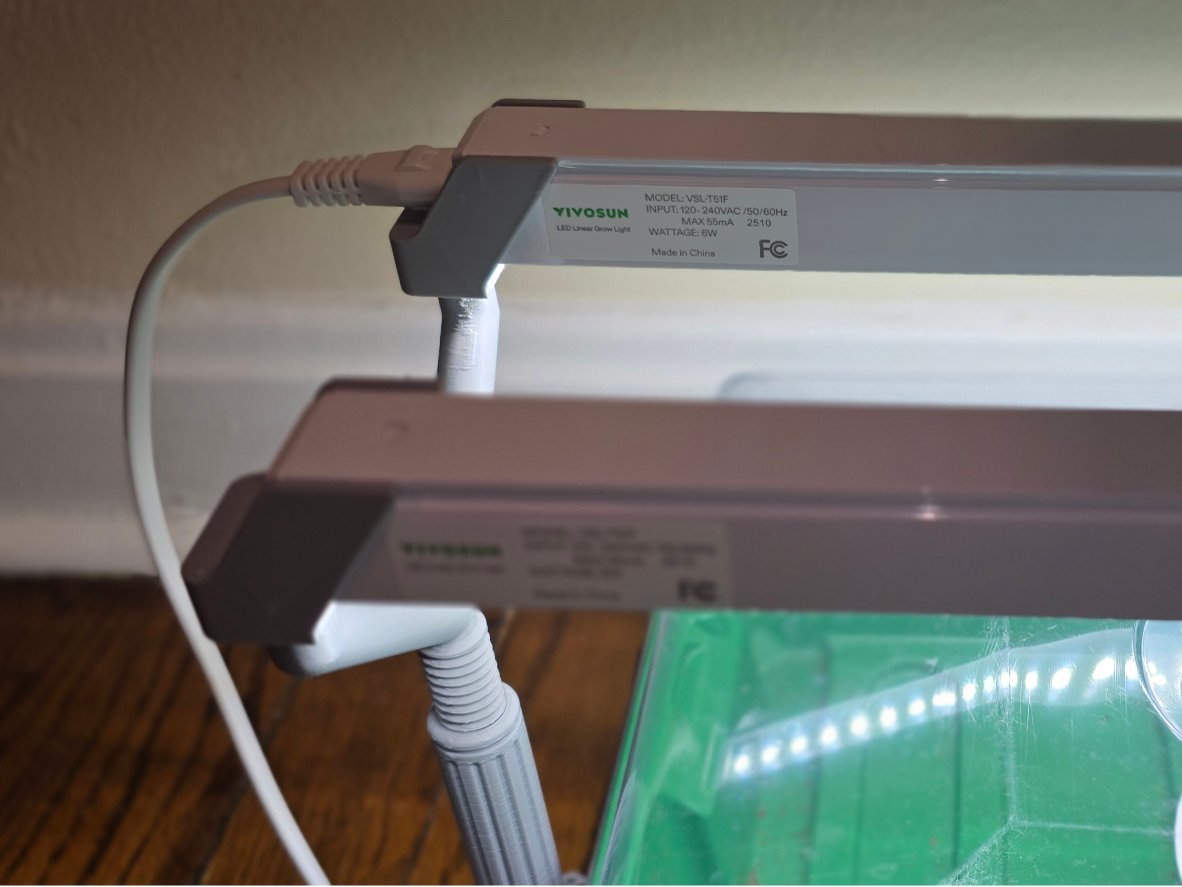 Vivosun T5 grow light clips