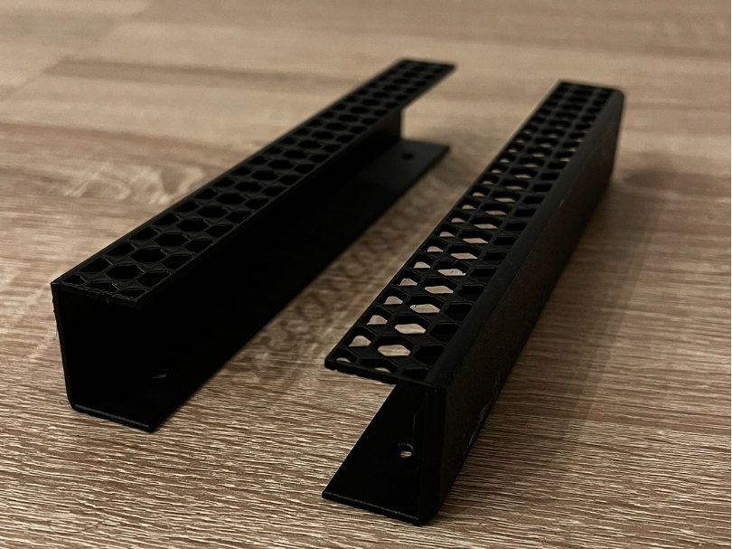 Adjustable Under desk Shelf Honeycomb for Keyboard
