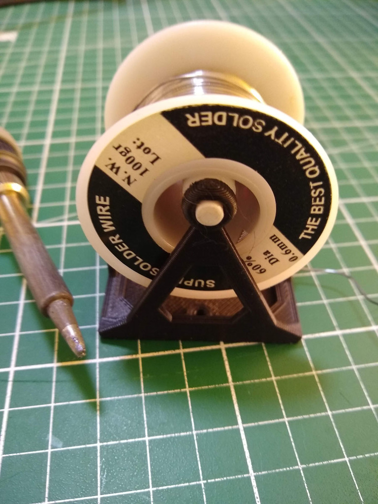Solder spool stand V2