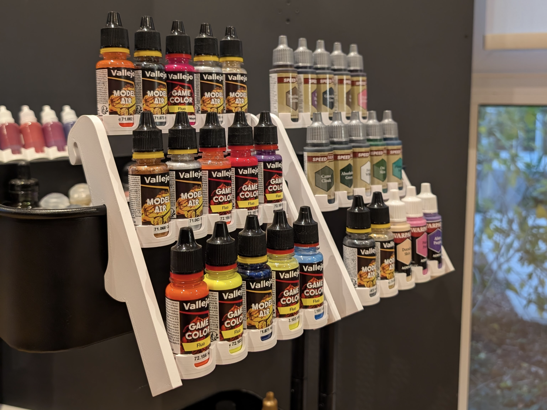 Model Paint Holder for IKEA RÅSKOG