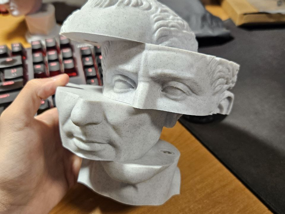 Sliding Julius Caesar Bust