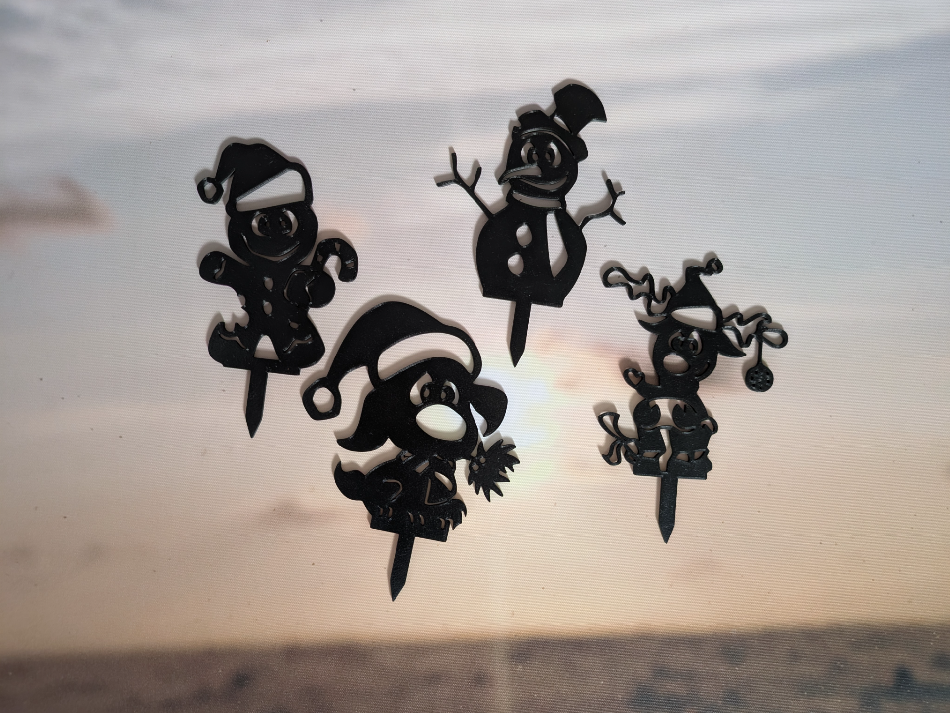 Weihnachtsfiguren als Dekoration