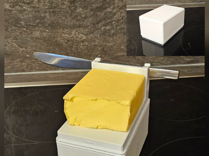 Butterdose mit Messerhaler für 250g Butter
