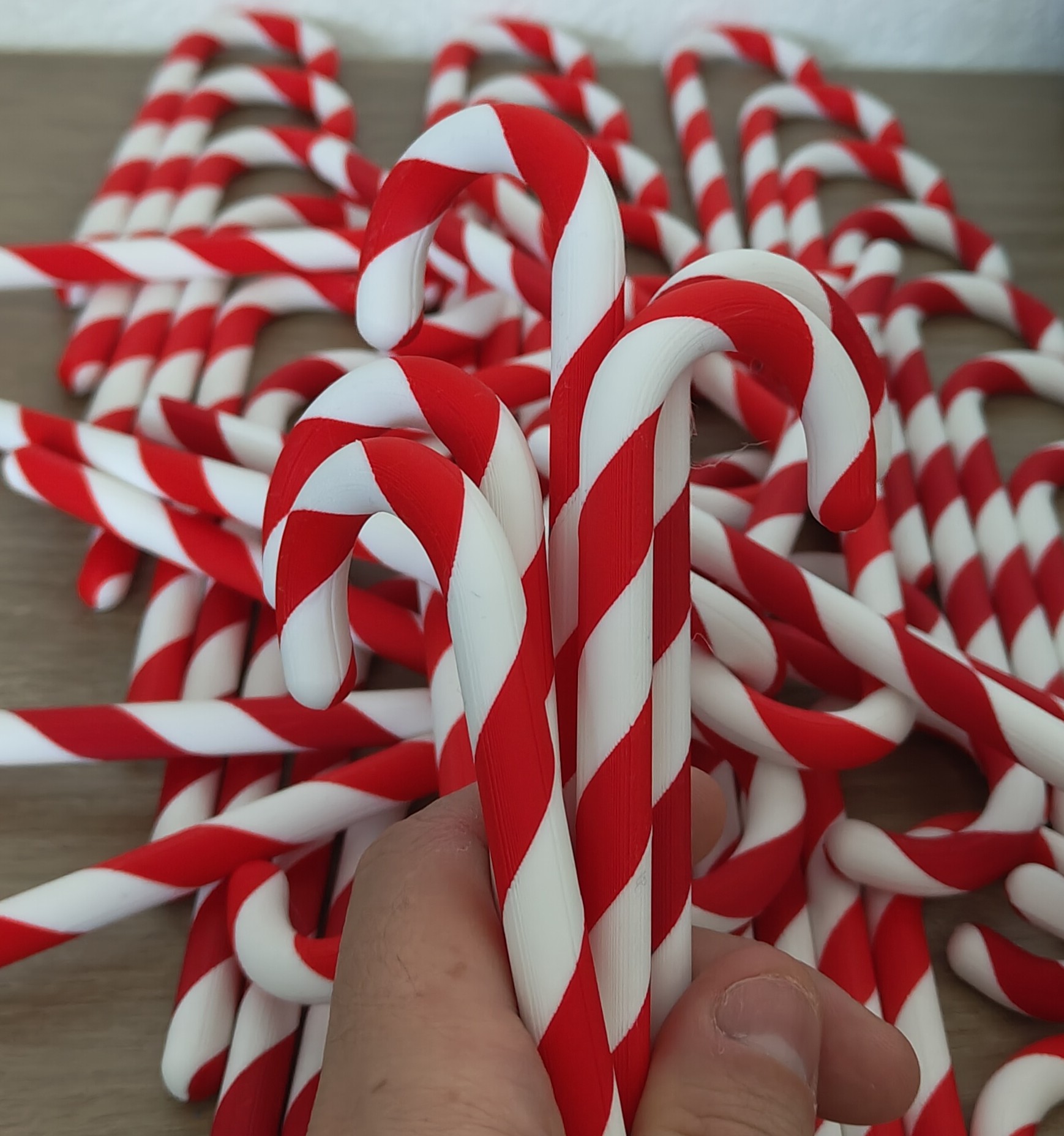 Christmas Candy Canes / Barley sugar
