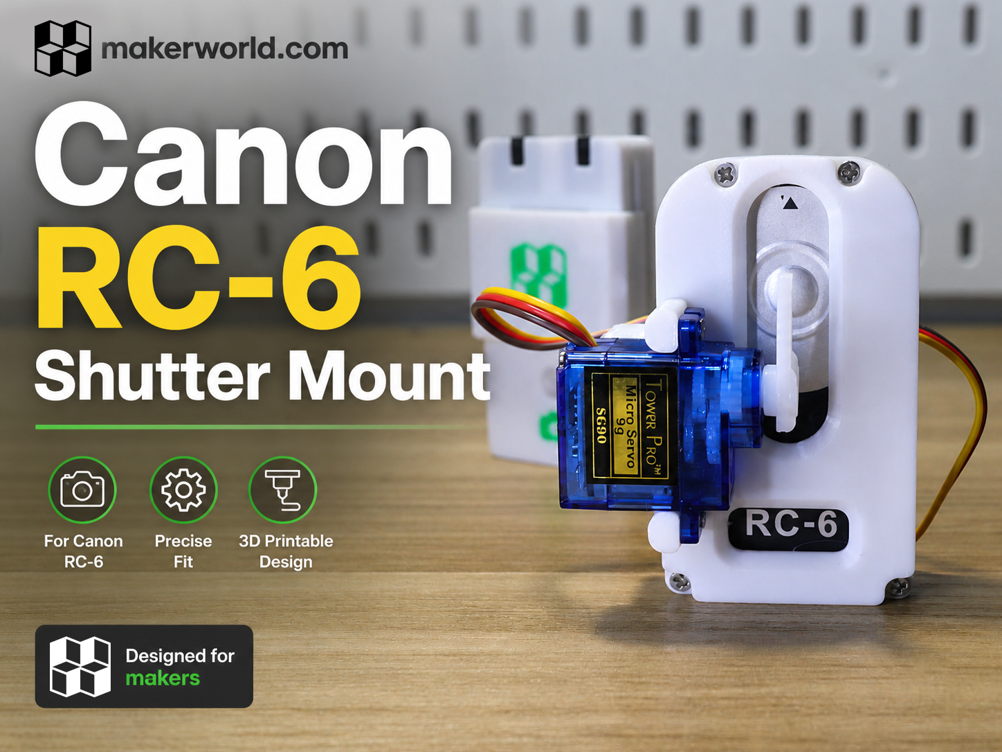 Canon RC-6 Shutter Servo CyberBrick Time-Lapse