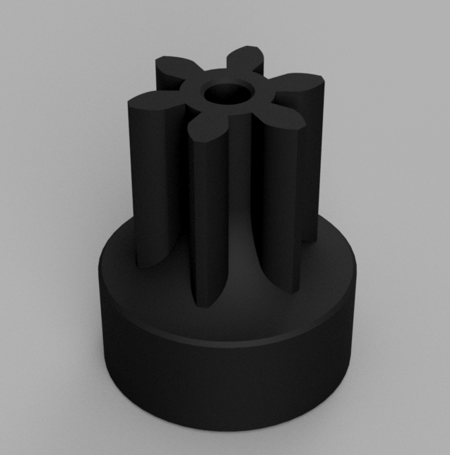 Gear transition motoreducer