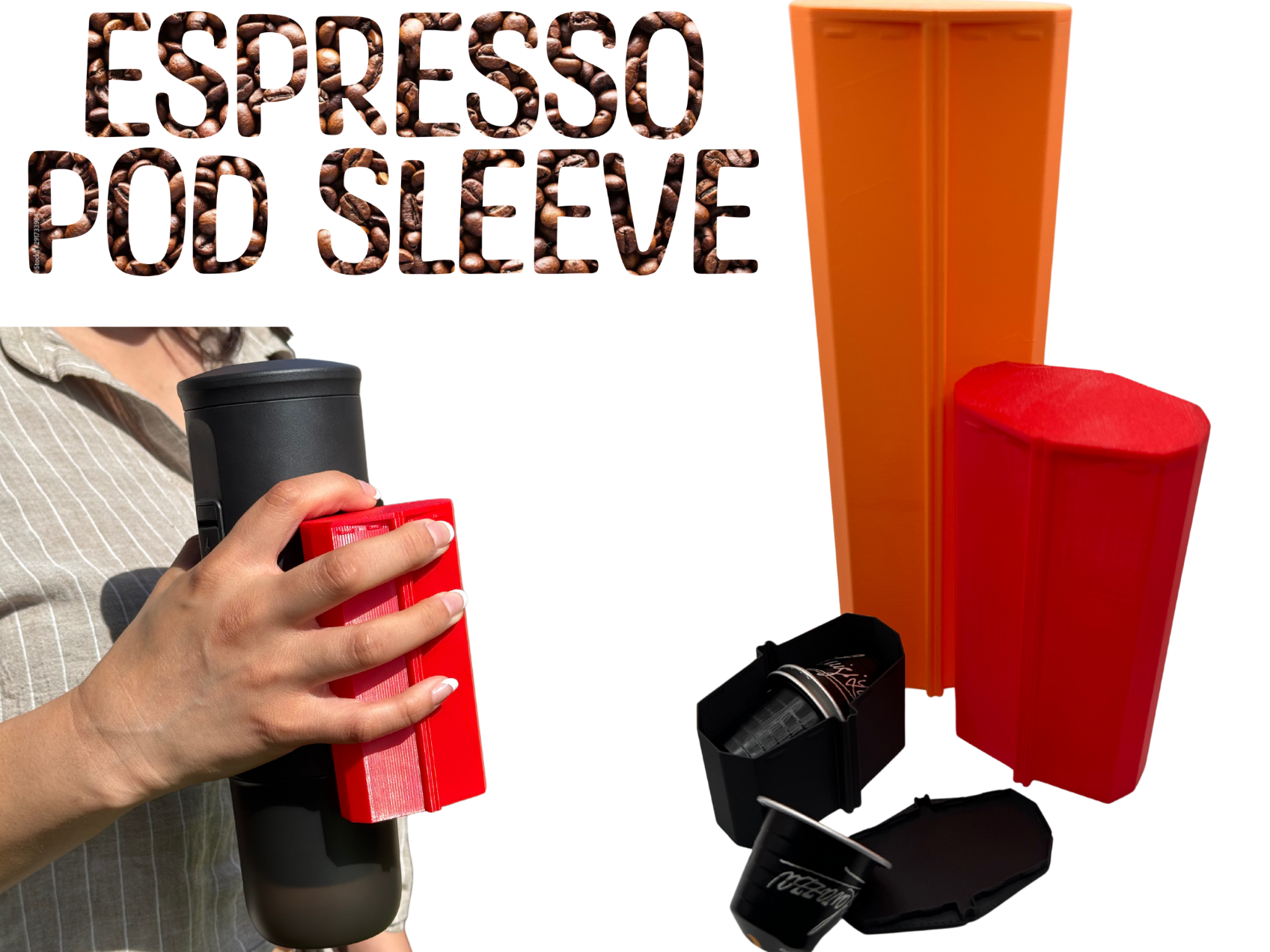 Minimalist Espresso Pod Armor: The Pod Sleeve