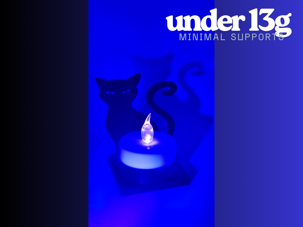 Mini Halloween cat tea light holder (sell it)