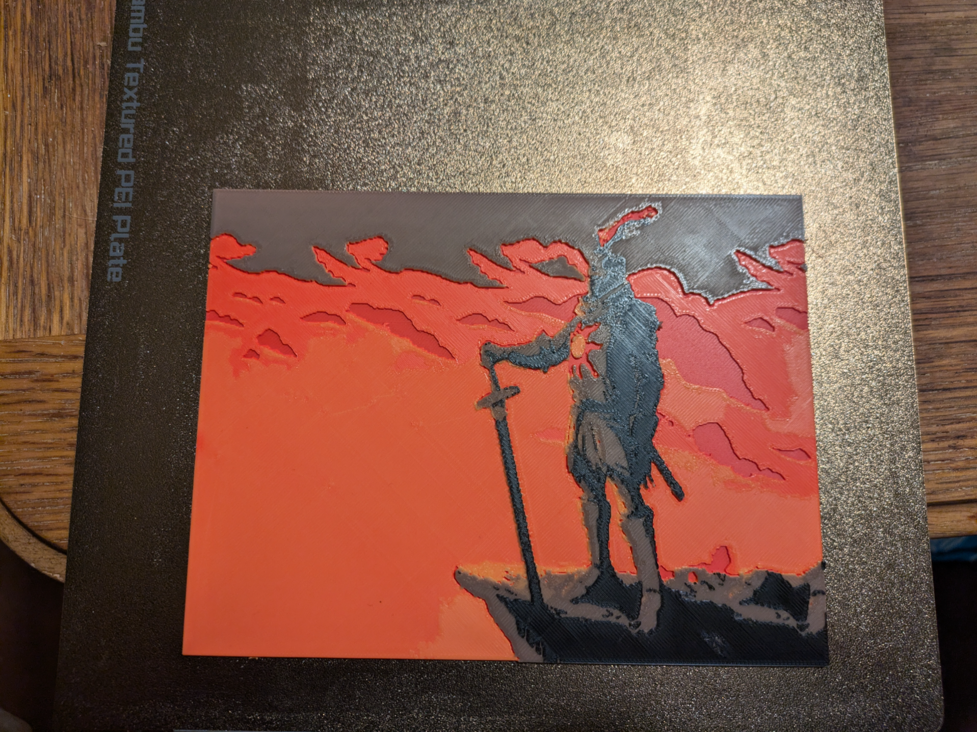 Knight solaire wall art