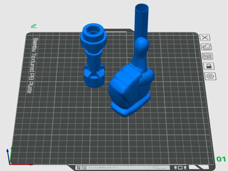 cartoon point hand + light saber