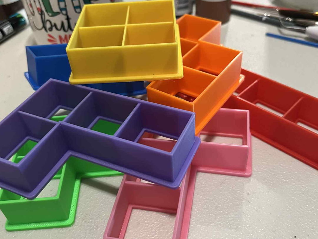 Tetris Shaped Fondant Cutter