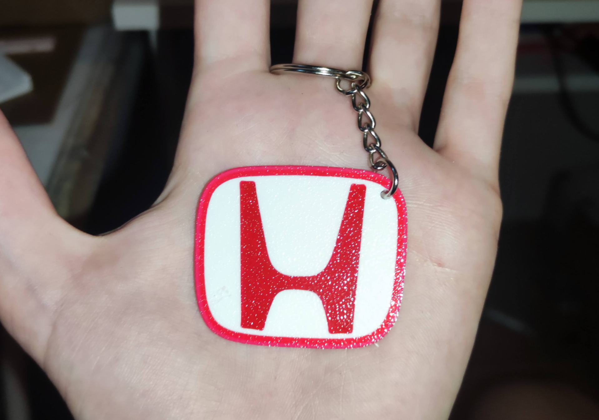 Honda Logo Keychain Multicolor