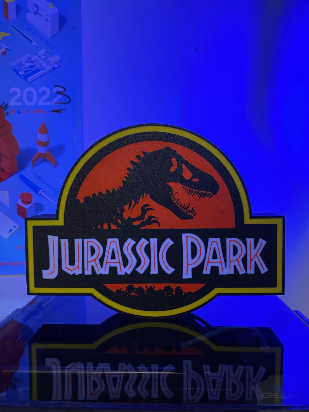 Jurassic Park lightbox