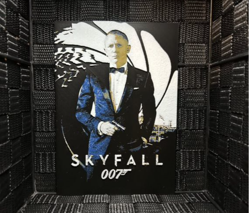 Hueforge Movie Poster - Skyfall -