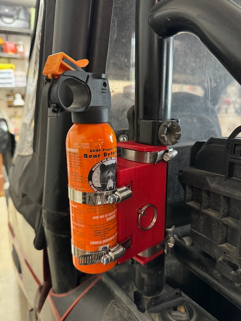 ATV mount for bear spray
