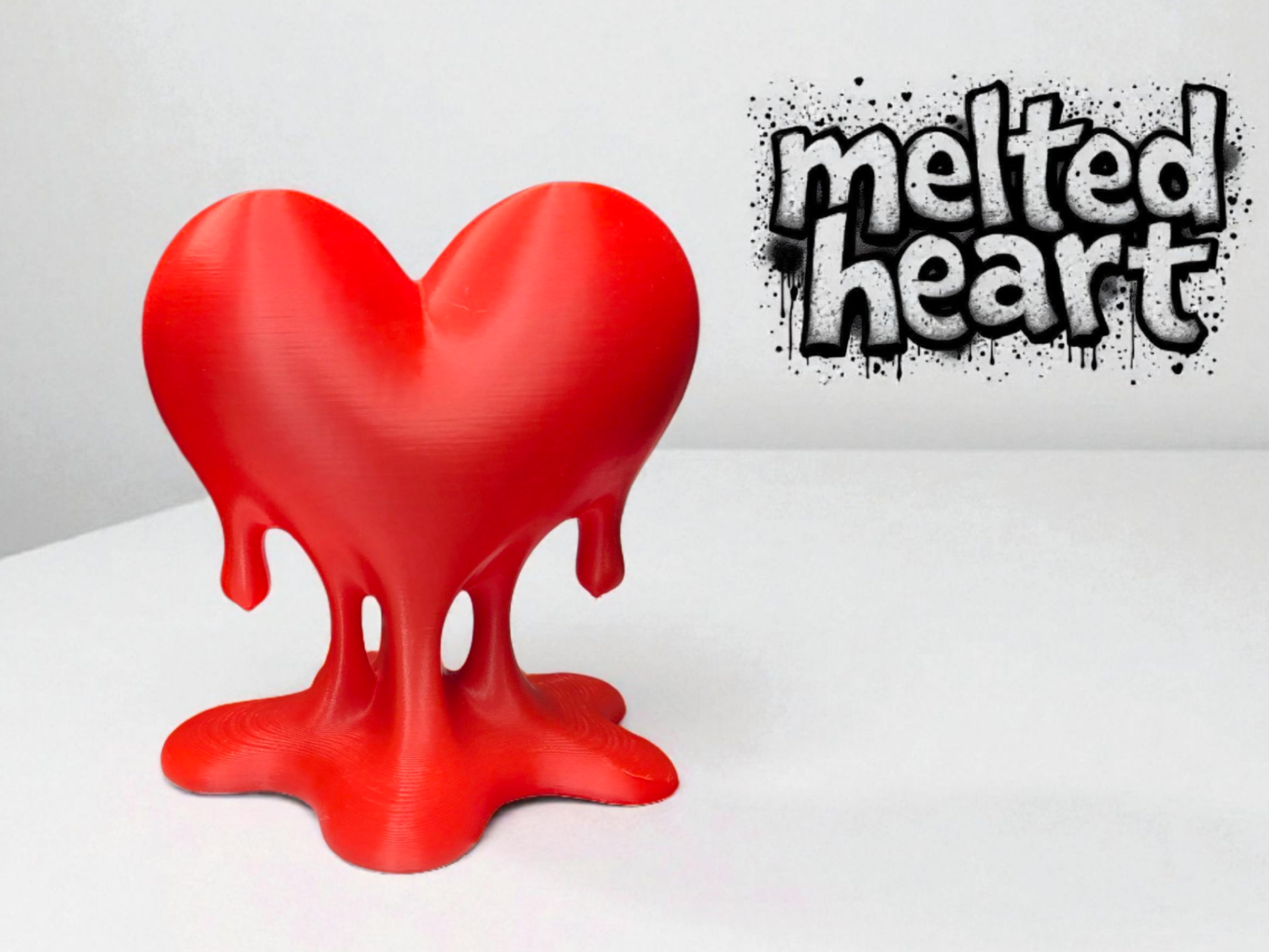 Melted Heart - Modern Home Decor