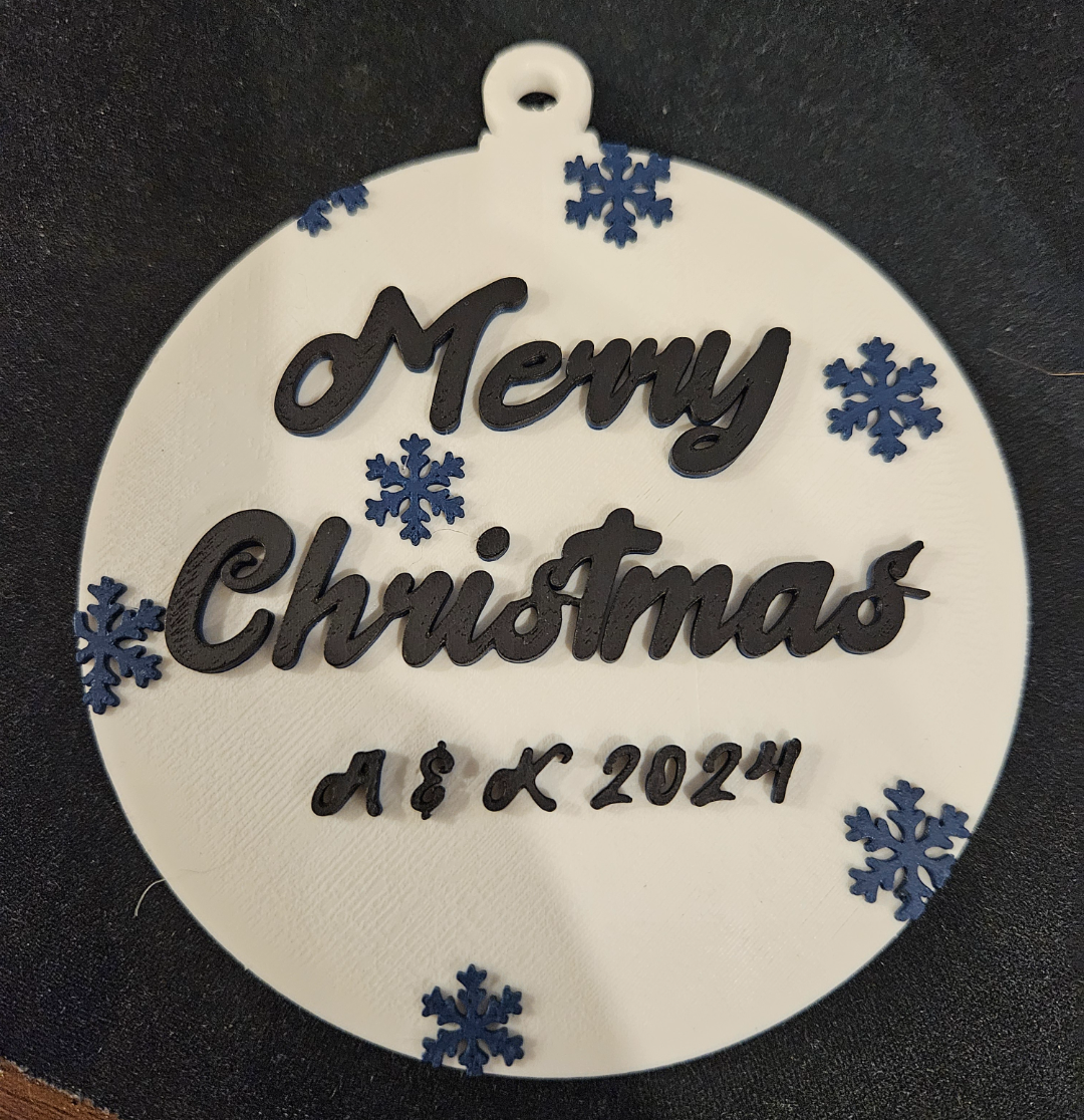 Christmas Ornament - Merry Christmas 2024