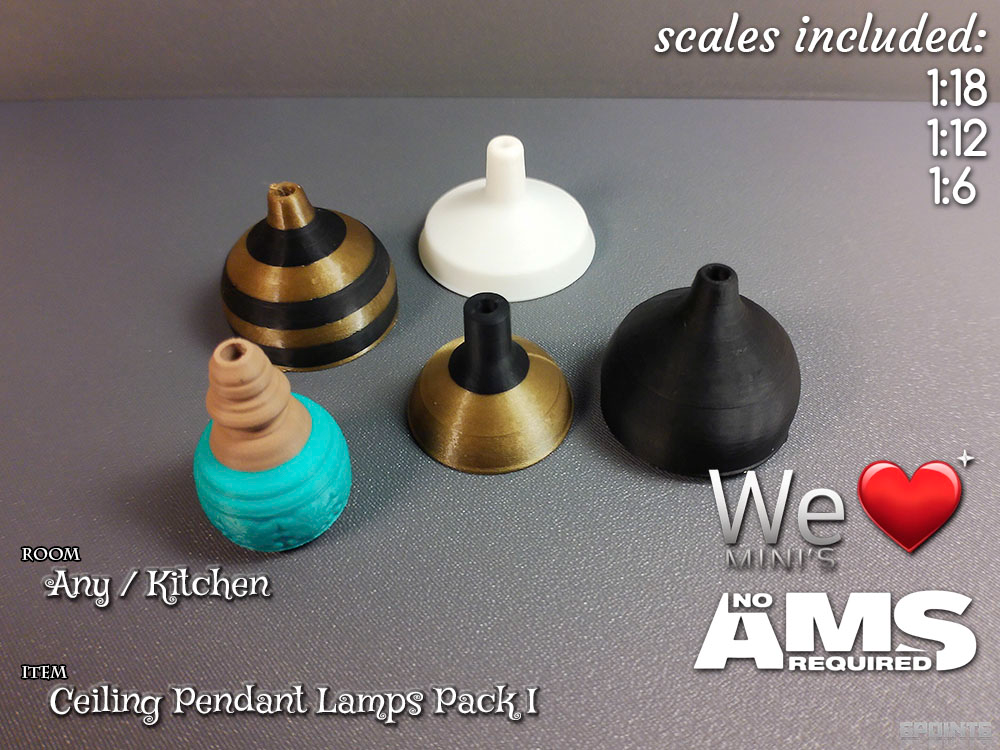 WLM - Ceiling Pendant Lamps Pack I