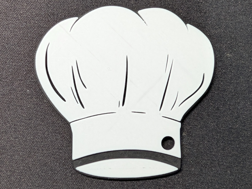 Chef Hat Keychain