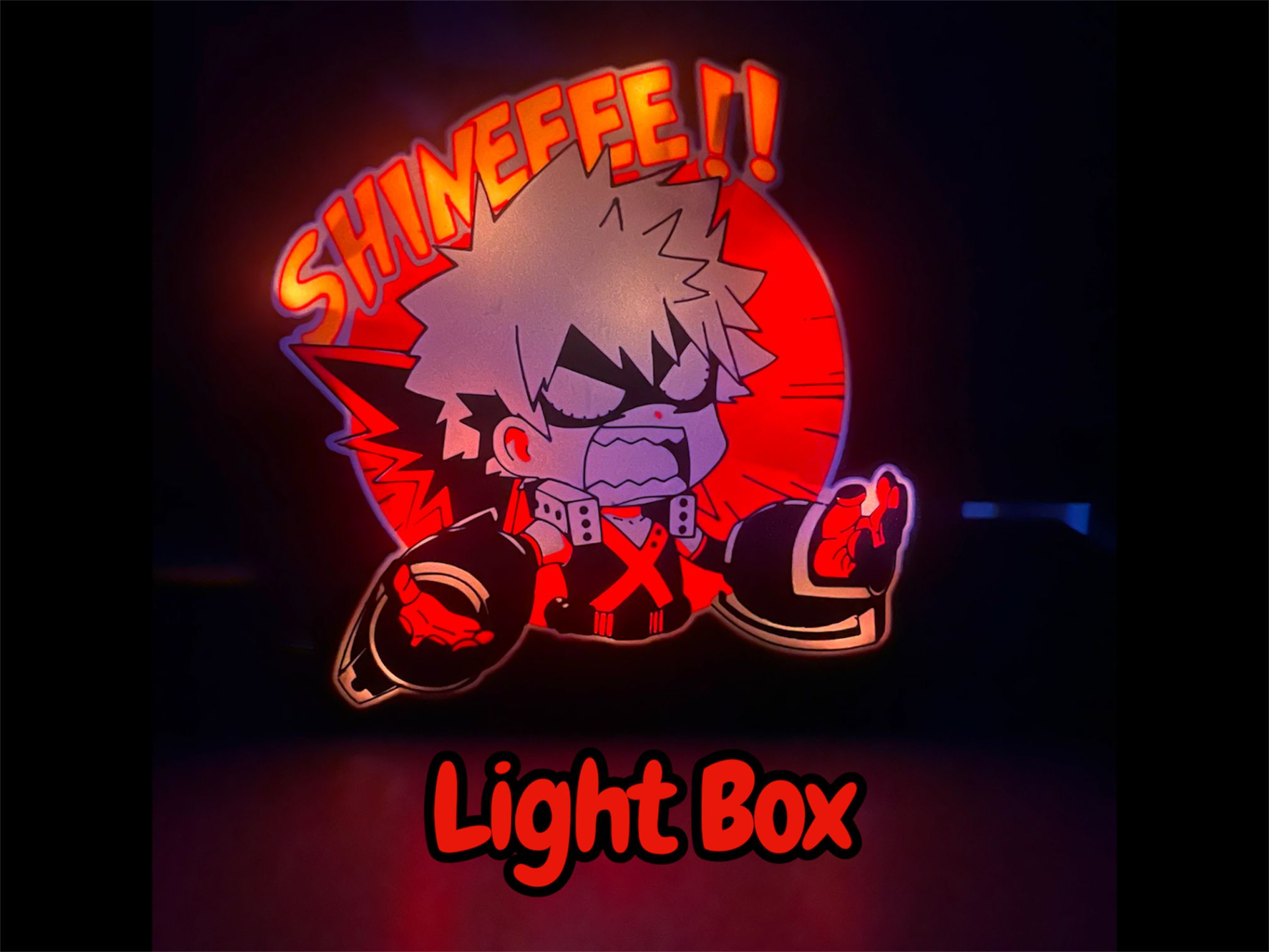 Katsuki Bakugo Light Box