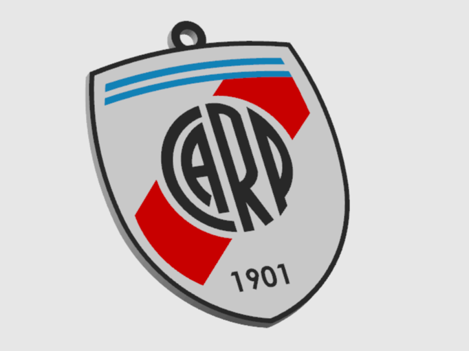 Llavero River Plate 1901 - keychain