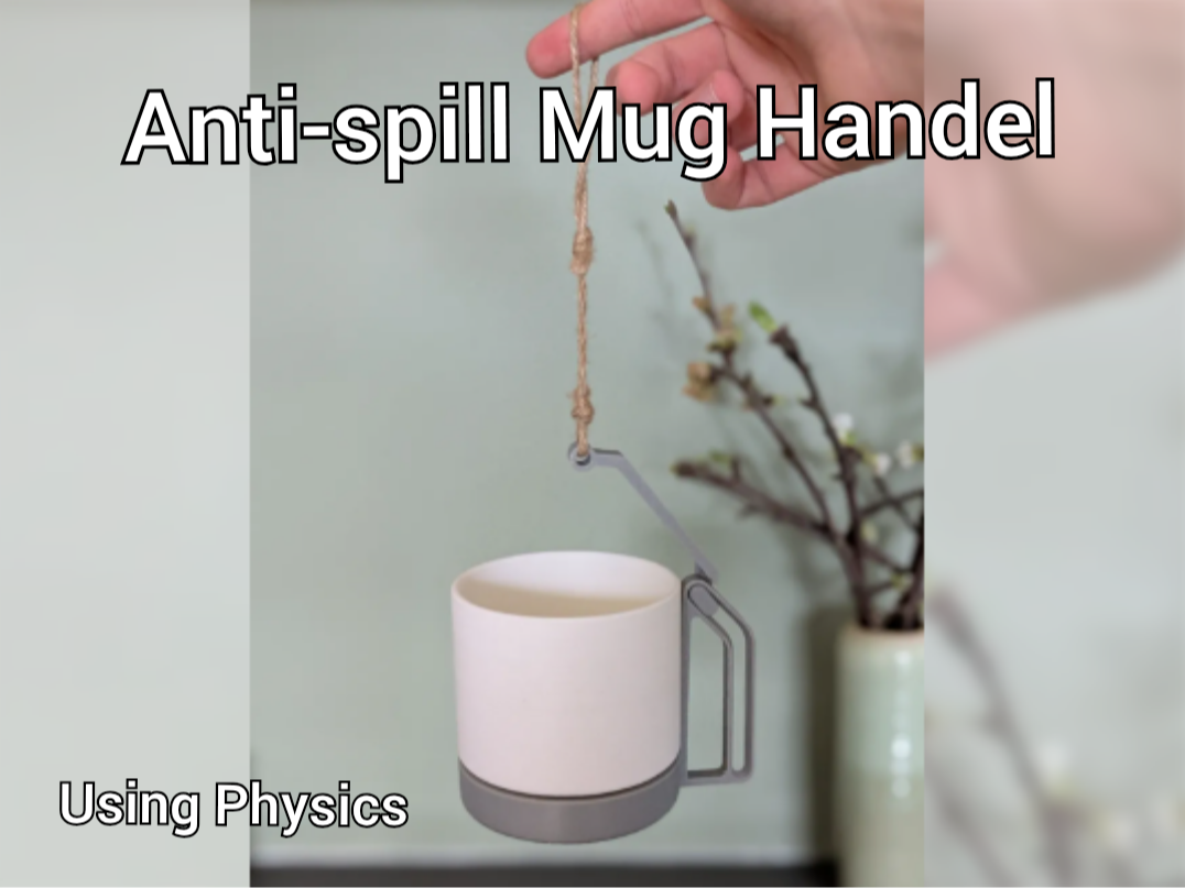 The Anti-Spill Mug Handle for Porcelain