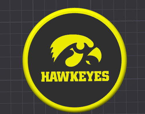 Iowa Hawkeyes Coaster
