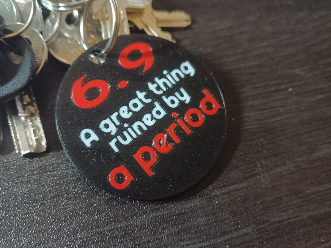 Funny keychain 6.9
